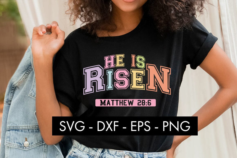 He Is Risen SVG Cut File PNG SVG Freeling Design House 