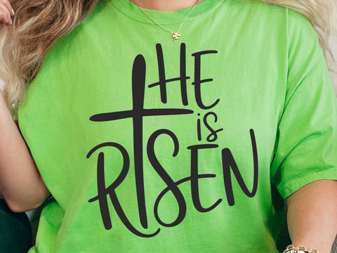 He Is Risen Svg, Easter Svg, Easter Shirt Svg, Spring Svg, It Is Finished Svg, Christian Svg, Resurrection Svg, Faith Svg, Cross Svg SVG DesignDestine 