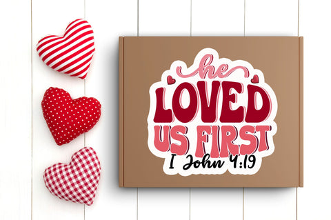 He loved us PNG Sticker Sublimation Regulrcrative 