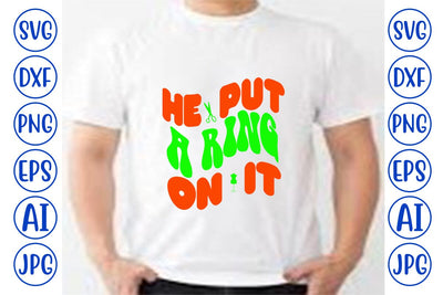 He Put a Ring on It Retro SVG SVG Syaman 