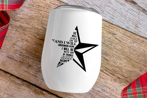 he will call on me and i will answer him SVG Angelina750 