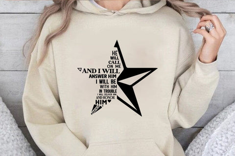 he will call on me and i will answer him SVG Angelina750 