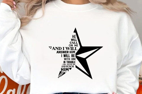 he will call on me and i will answer him SVG Angelina750 