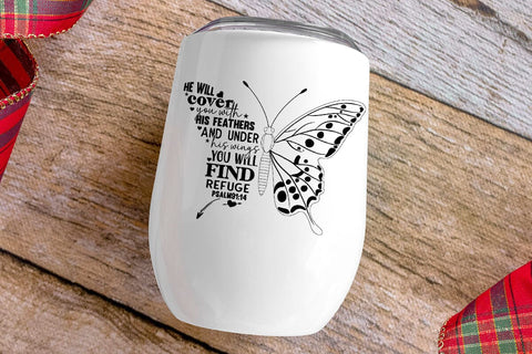 he will cover you with his feathers SVG Angelina750 