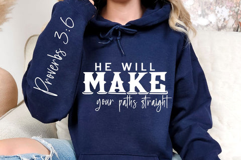 He Will Make Your Paths SVG Design SVG Regulrcrative 