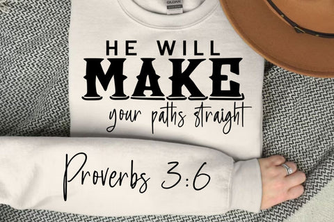 He Will Make Your Paths SVG Design SVG Regulrcrative 