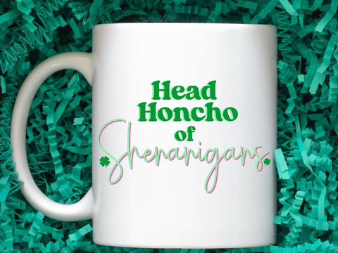 Head Honcho of Shenanigans SVG | St. Patrick's Design SVG So Fontsy VIP Design Shop 