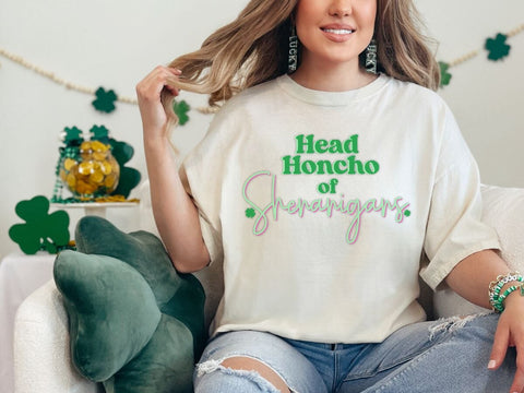 Head Honcho of Shenanigans SVG | St. Patrick's Design SVG So Fontsy VIP Design Shop 