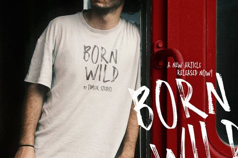 Head Hunters - Hand-Brushed Font Font Timur type 