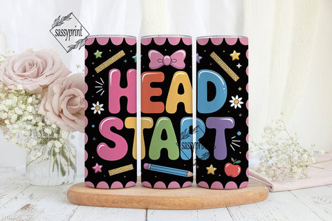 Head Start Tumbler Wrap Sublimation sassyprint 