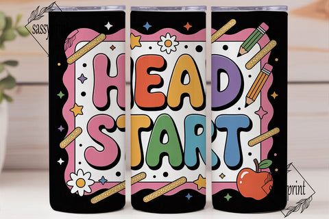 Head Start Tumbler Wrap Sublimation sassyprint 