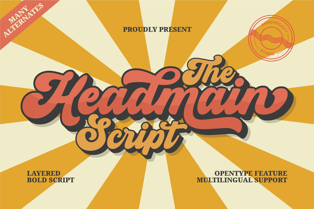 Headmain Font ahweproject 