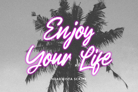 Headmista Script Typeface Font Fadeline Std. 