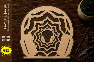 Headphones Music Mandala Laser Cut SVG File SVG Regulrcrative 