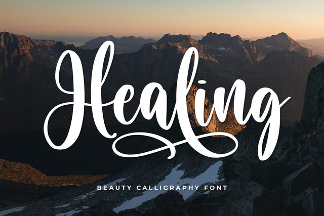 Healing Font Abo Daniel Studio 