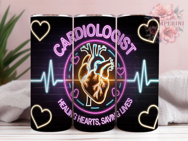 Healing Hearts Doctor Tumbler Wrap, Healing Hearts Sublimation Art, 20oz Skinny Tumbler Wrap, Heart Doctor Gift Idea, Medical Professional Tumbler Wrap, Saving Lives Tumbler Sublimation Li Zamperini 