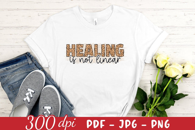 Healing is Not Linear, Mental Health Sublimation Sublimation CraftLabSVG 