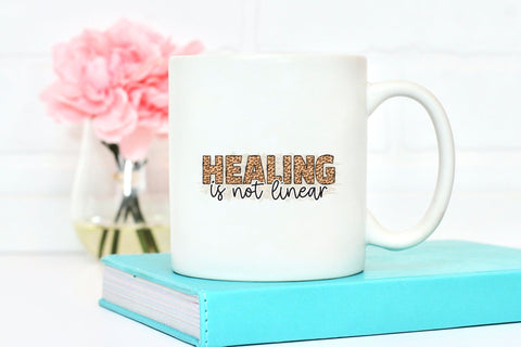 Healing is Not Linear, Mental Health Sublimation Sublimation CraftLabSVG 