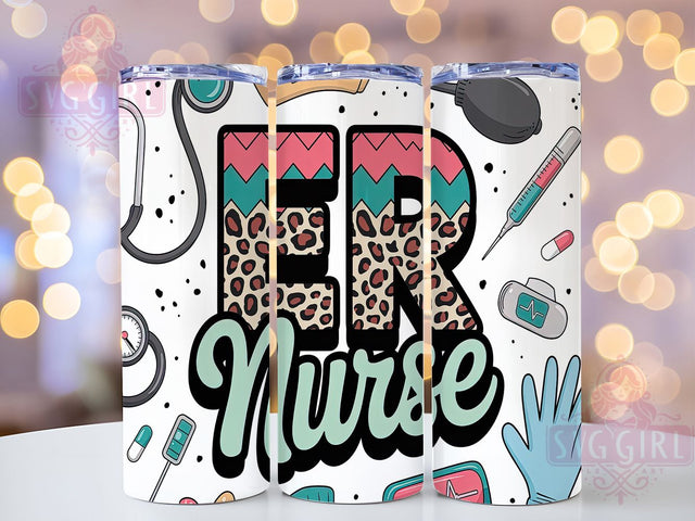 Healthcare Hero Nurse Tumbler, Emergency Room Gift, Healthcare Worker Present, Medical Staff Tumbler, Nursing Graduation Gift, Hospital Staff Present, Sublimation Template Sublimation SvggirlplusArt 