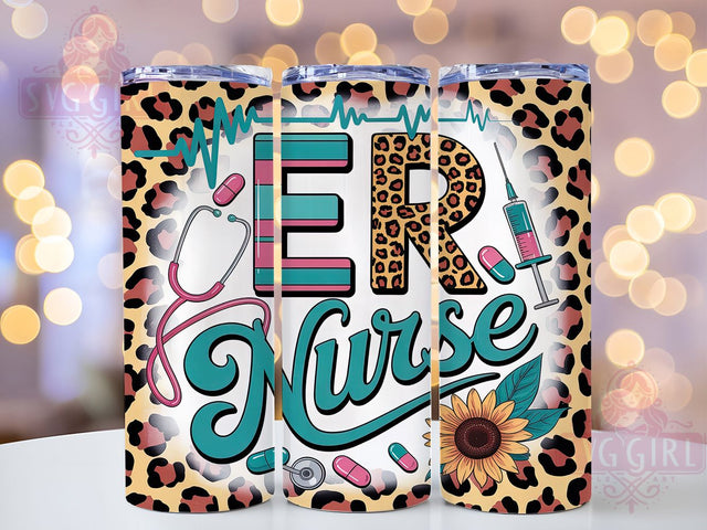 Healthcare Hero Nurse Tumbler, Emergency Room Gift, Healthcare Worker Present, Medical Staff Tumbler, Nursing Graduation Gift, Hospital Staff Present, Sublimation Template Sublimation SvggirlplusArt 