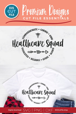 Healthcare squad svg, a health care worker svg for crafters SVG SVG Cut File 