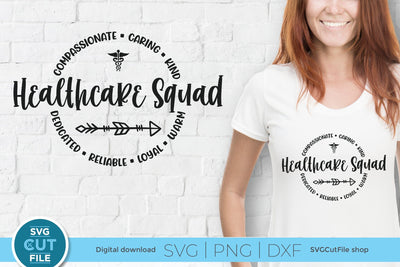 Healthcare squad svg, a health care worker svg for crafters SVG SVG Cut File 
