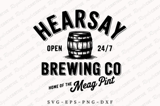 Hearsay Brewing Company SVG, Home Of The Mega Pint SVG, Justice SVG For shirt, woman SVG PNG, SVG Shirt Design SVG Regulrcrative 