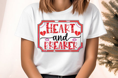 Heart and breaker PNG Design Sublimation Designangry 