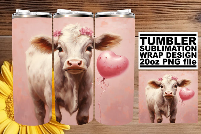 Heart Balloon Art for Tumblers - Sublimation Sublimation afrosvg 