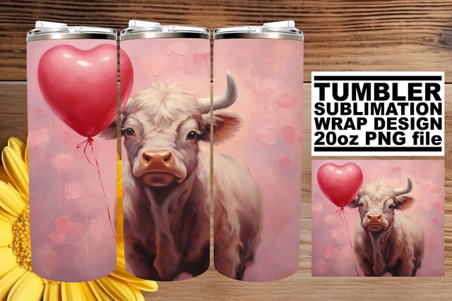 Heart Balloon Artwork for Tumblers - Sublimation Sublimation afrosvg 