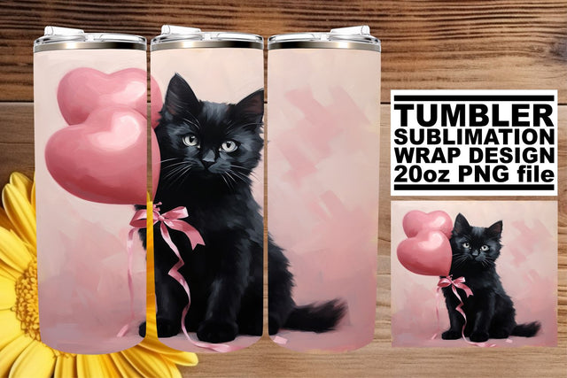 Heart Balloon Sublimation for 20oz Tumblers Sublimation afrosvg 