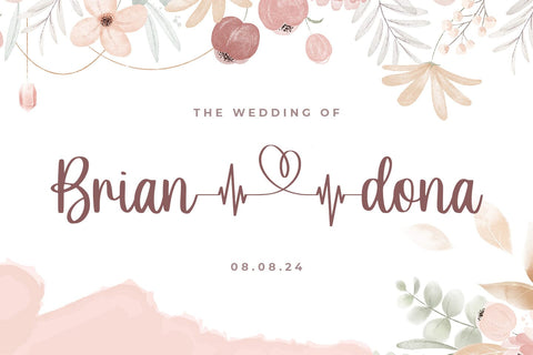 Heart Beat Font Abo Daniel Studio 