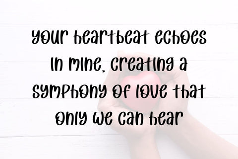 Heart Beats Font Masyafi Studio 