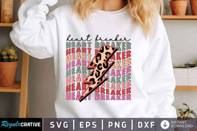 Heart Breaker svg Design SVG Regulrcrative 
