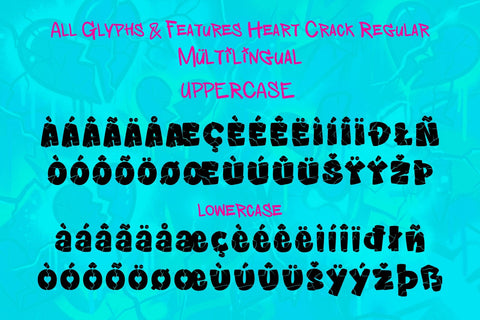 Heart Crack Font BB Digital Arts 