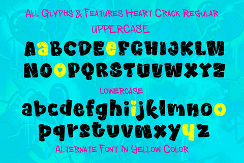 Heart Crack Font BB Digital Arts 