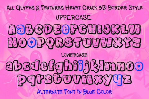 Heart Crack Font BB Digital Arts 