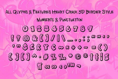 Heart Crack Font BB Digital Arts 