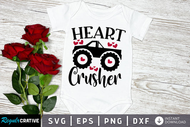 Heart Crusher svg Design SVG Regulrcrative 