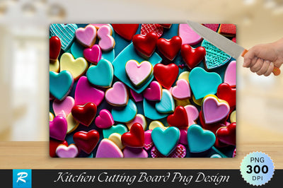 Heart Cutting Board Sublimation Regulrcrative 