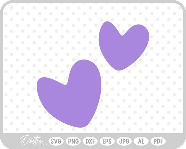 Heart Doodle SVG DottieDigitals 