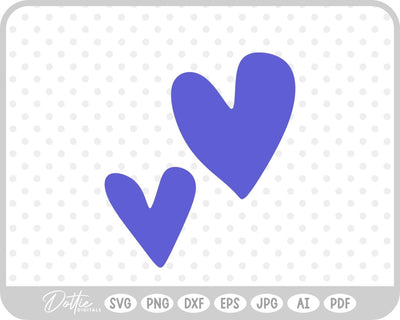 Heart Doodle SVG DottieDigitals 