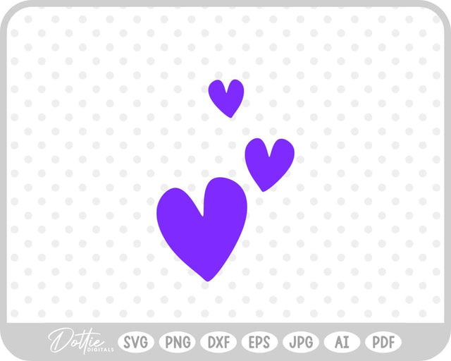 Heart Doodle SVG DottieDigitals 