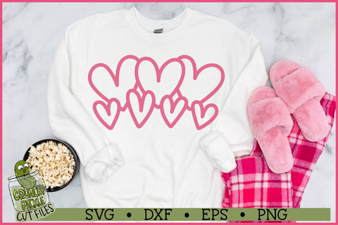 Heart Doodles SVG SVG Crunchy Pickle 