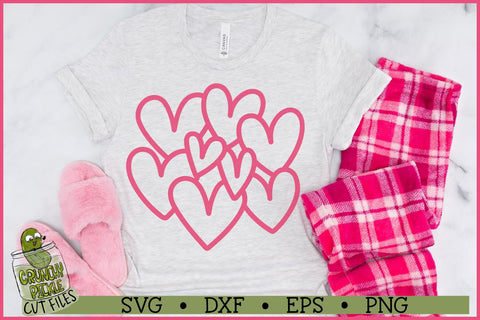 Heart Doodles SVG SVG Crunchy Pickle 