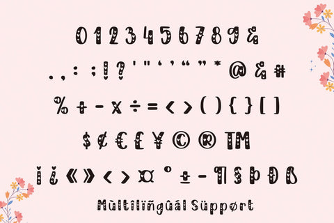 HEART Font Mozarella 