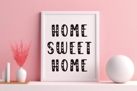 HEART Font Mozarella 