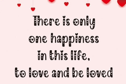 HEART Font Mozarella 