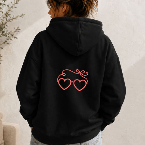 Heart Glasses Bow Machine Embroidery Design – Cute Love Sunglasses Embroidery File Embroidery/Applique DESIGNS PatternFeed8 