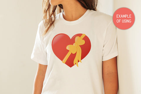 Heart Illustration | Valentine PNG Sublimation | Love Print Sublimation AnnaViolet_store 